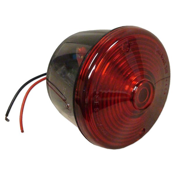 Aftermarket 12V Round Red Tail Light Assembly 370716R91 - main